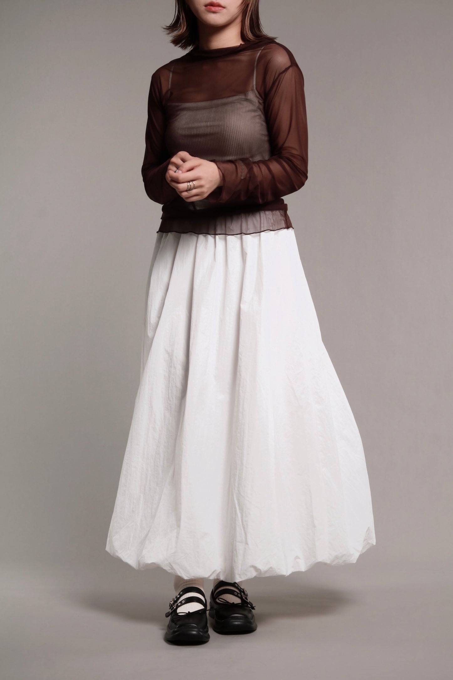 Bubble Skirt (White)