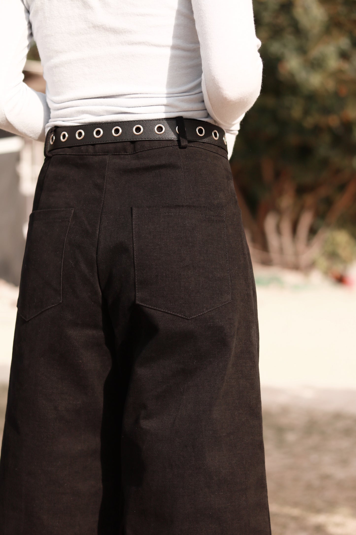 Doll Ruffle Pants (Black)