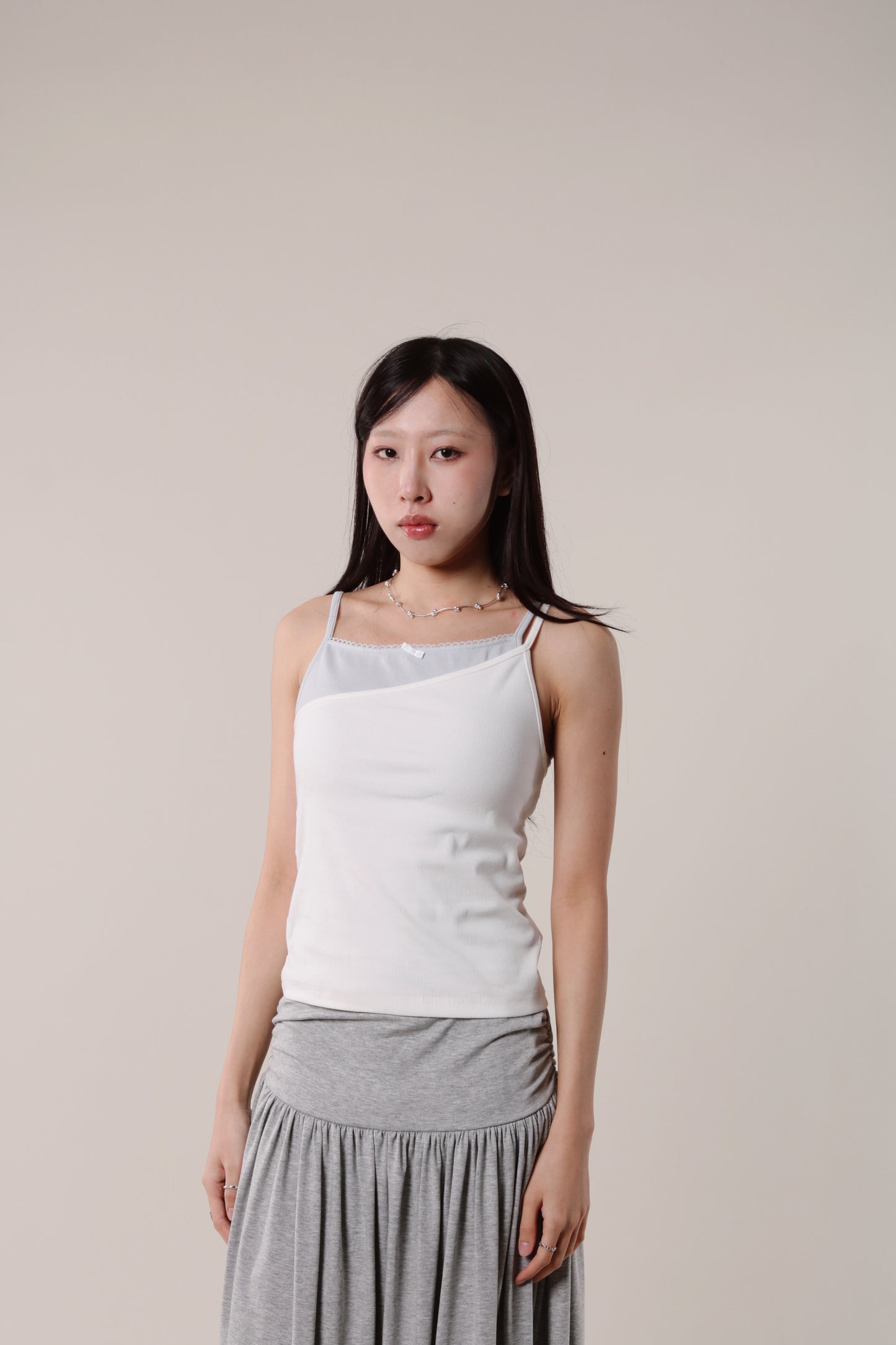 Asymmetric Cami (White)