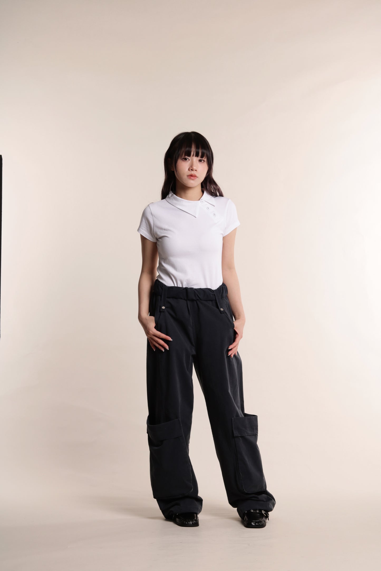 Volume Pocket Pants (Navy)