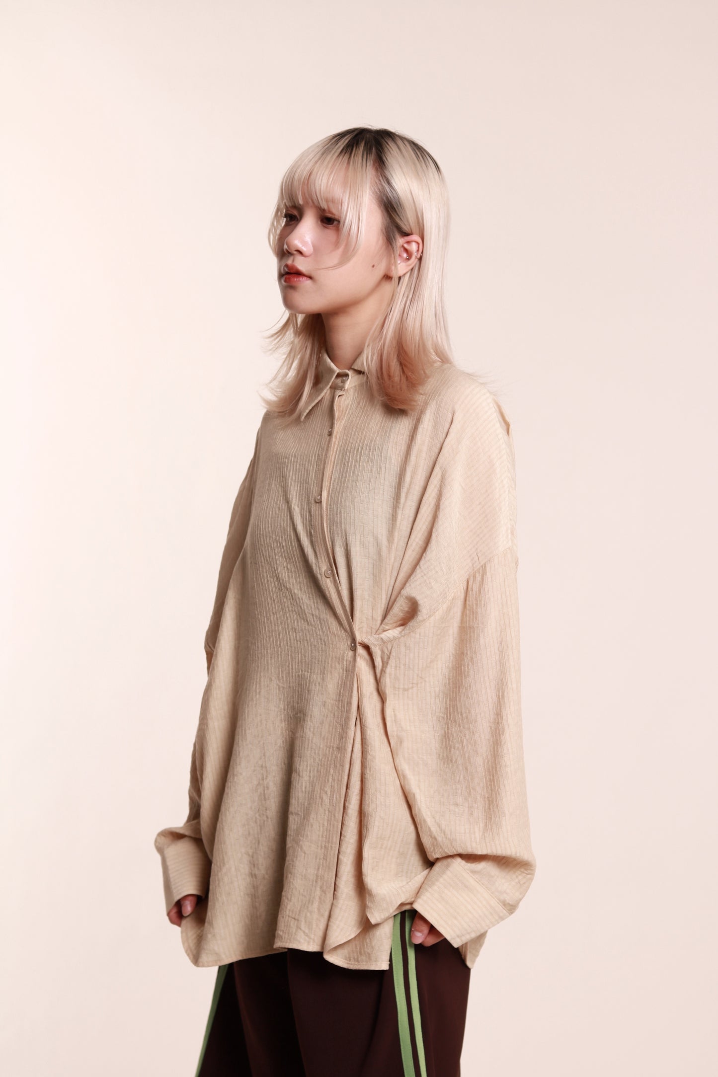 Softy Oversize Shirt (Beige)