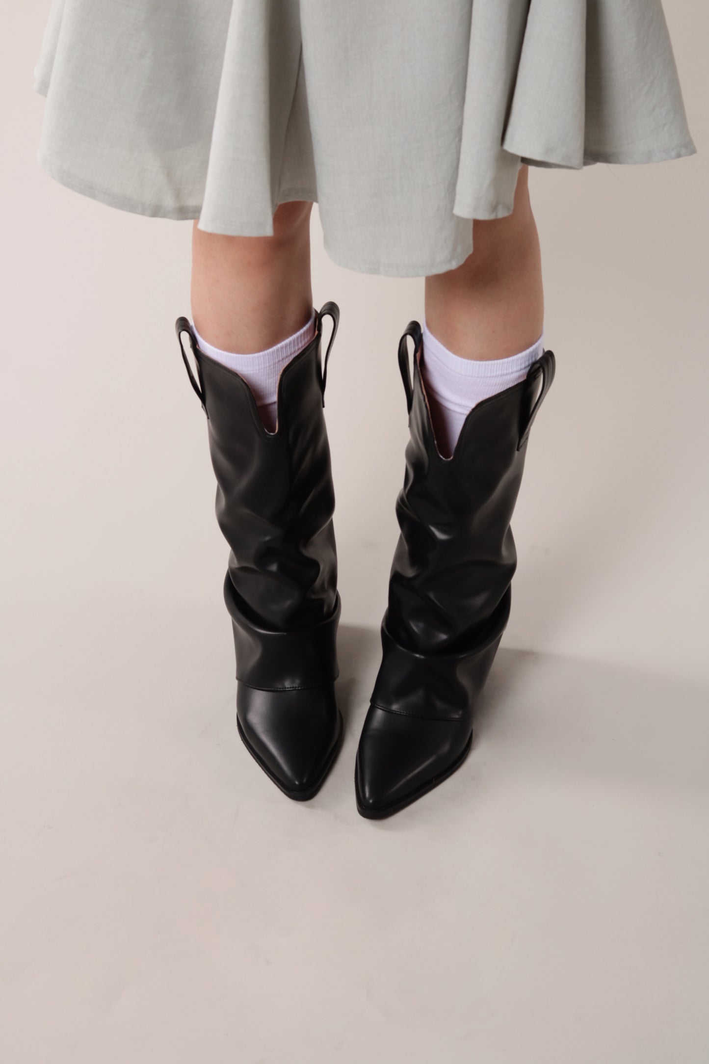 Edgy Pointed Toe Boots