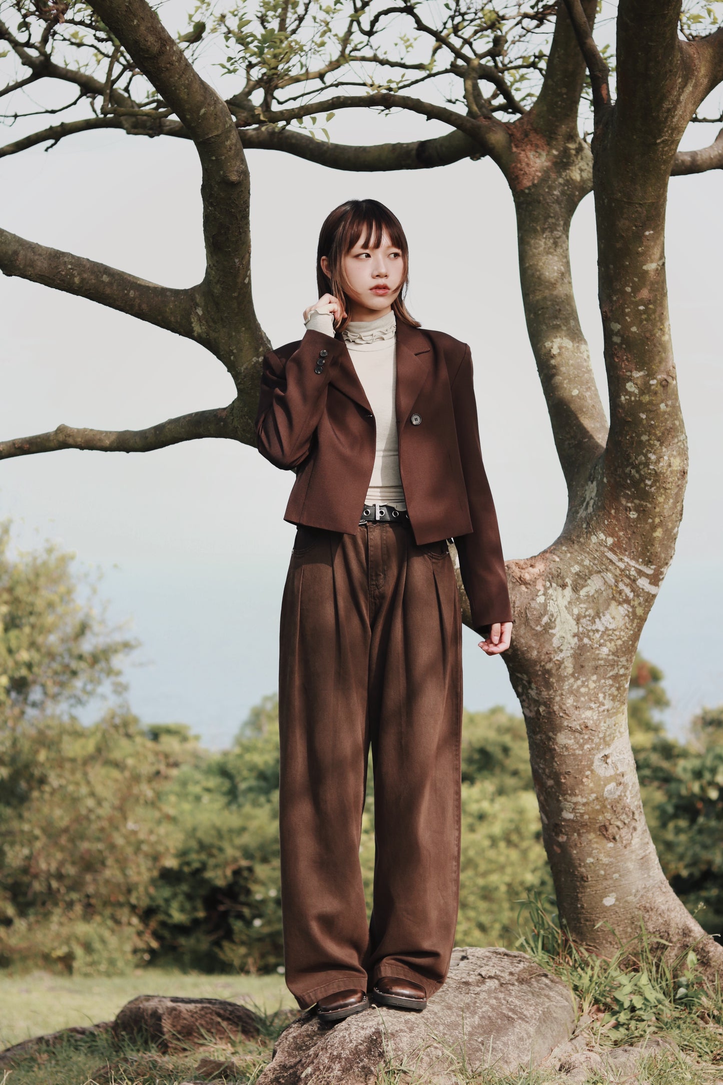 Double Fafa Top (Light Mint)