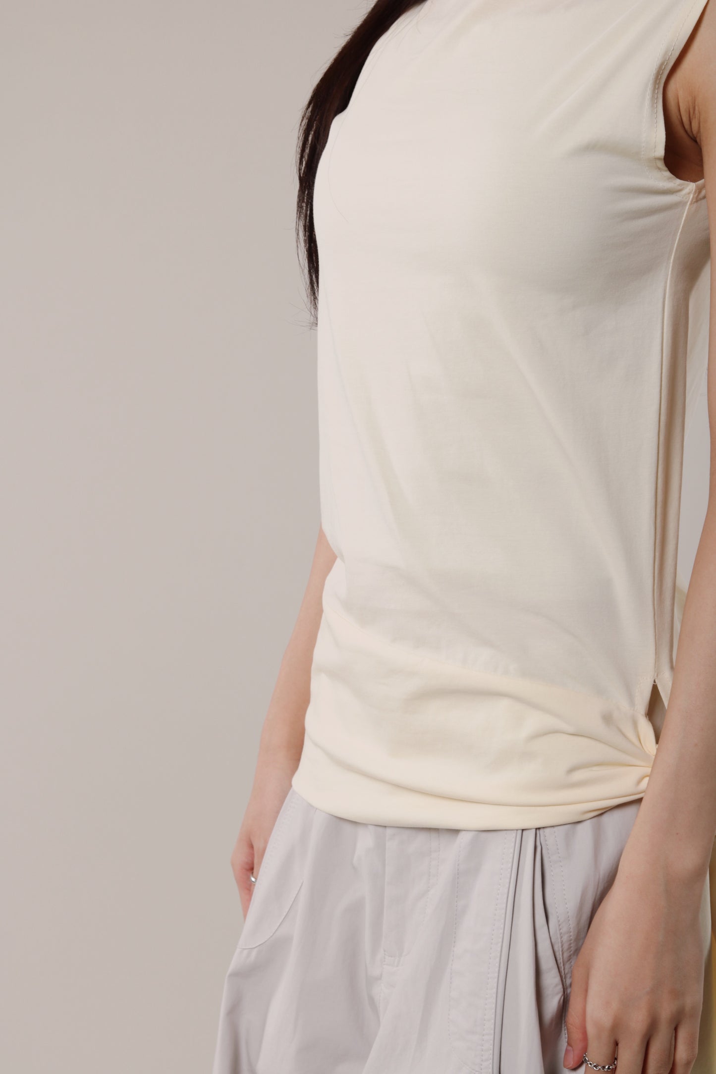Amos Sleeveless Top (Yellow)