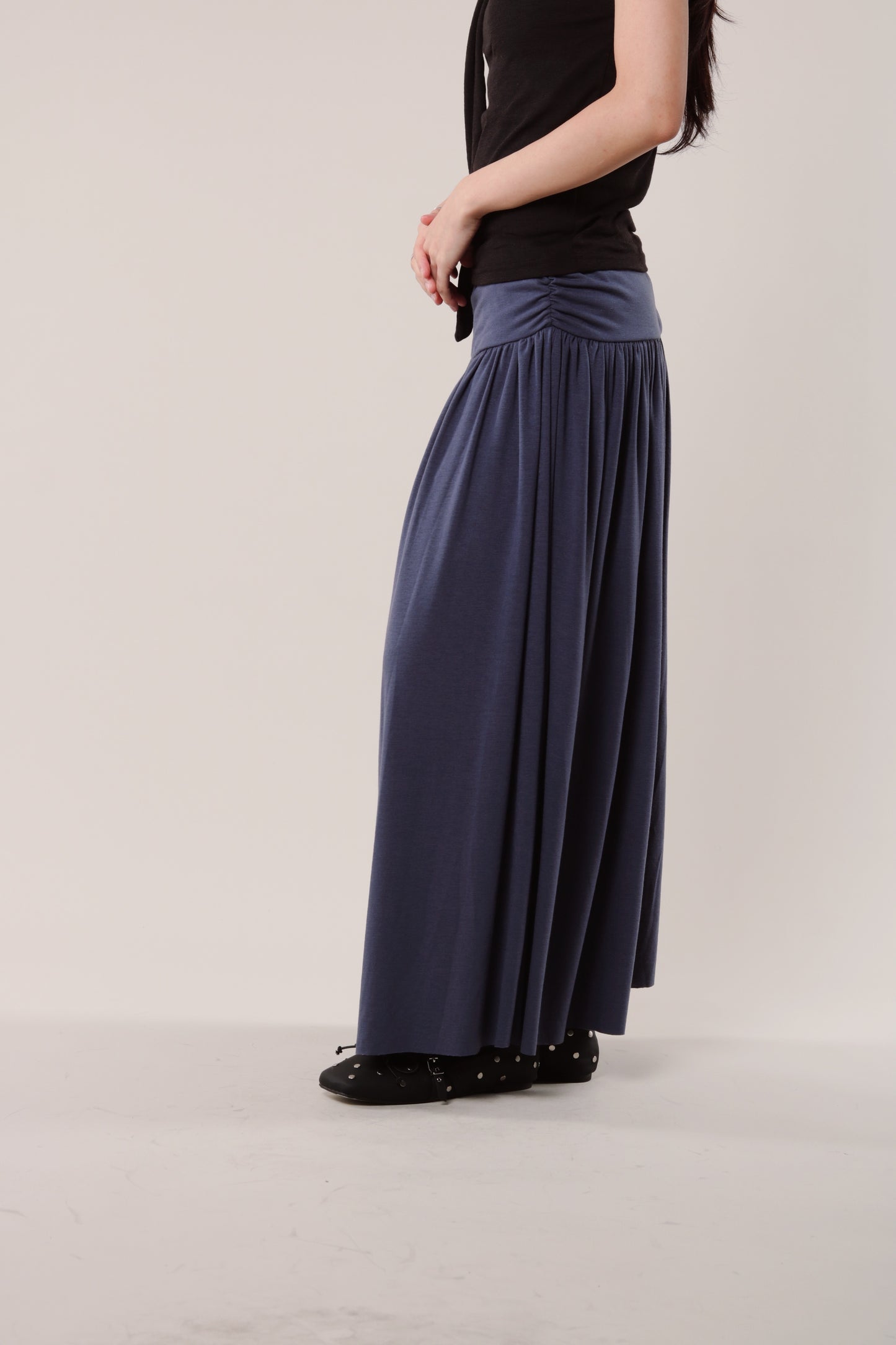 Softy Lazy Skirt (Navy)