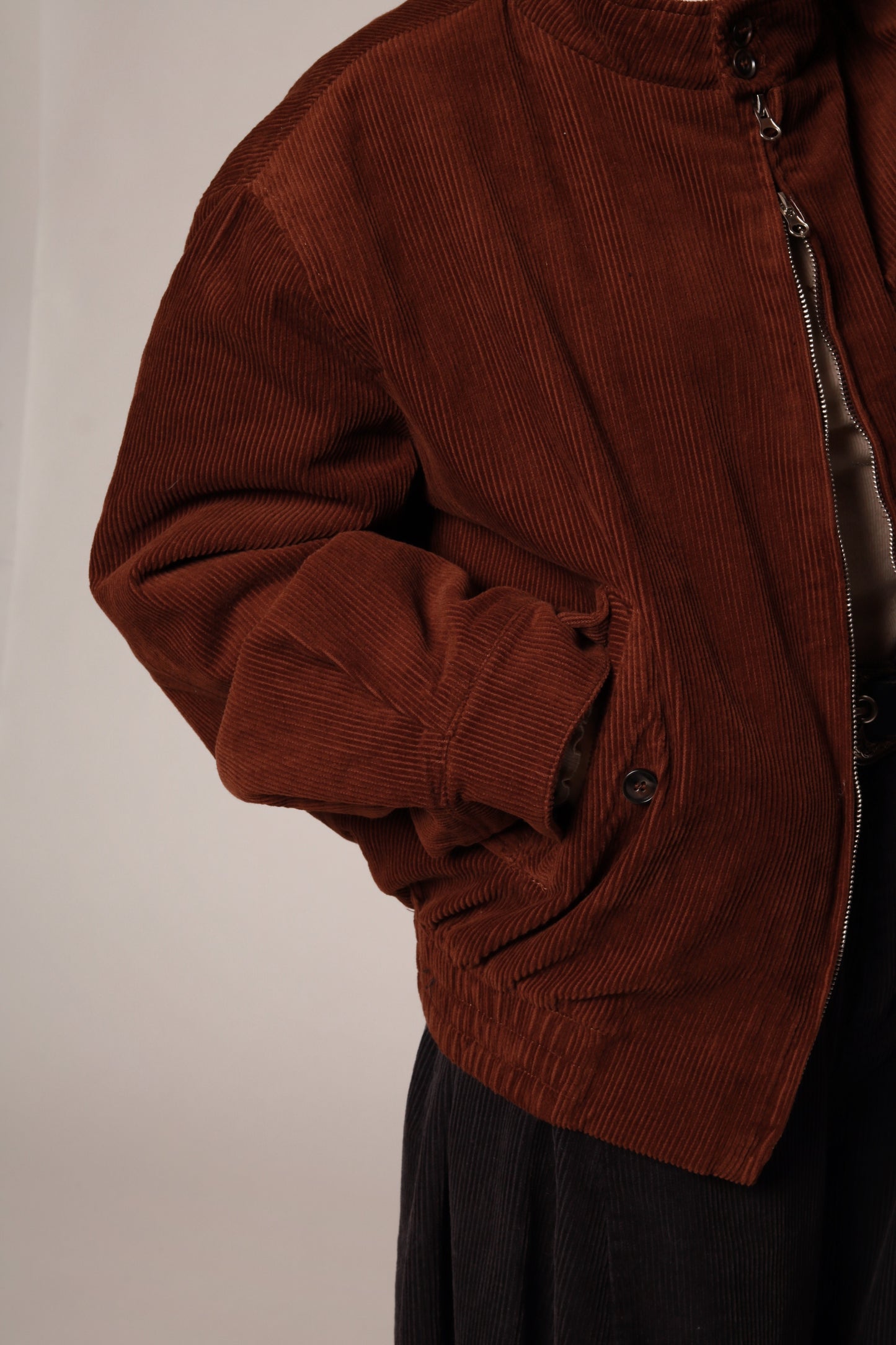 Unisex Corduroy Jacket (Brown)