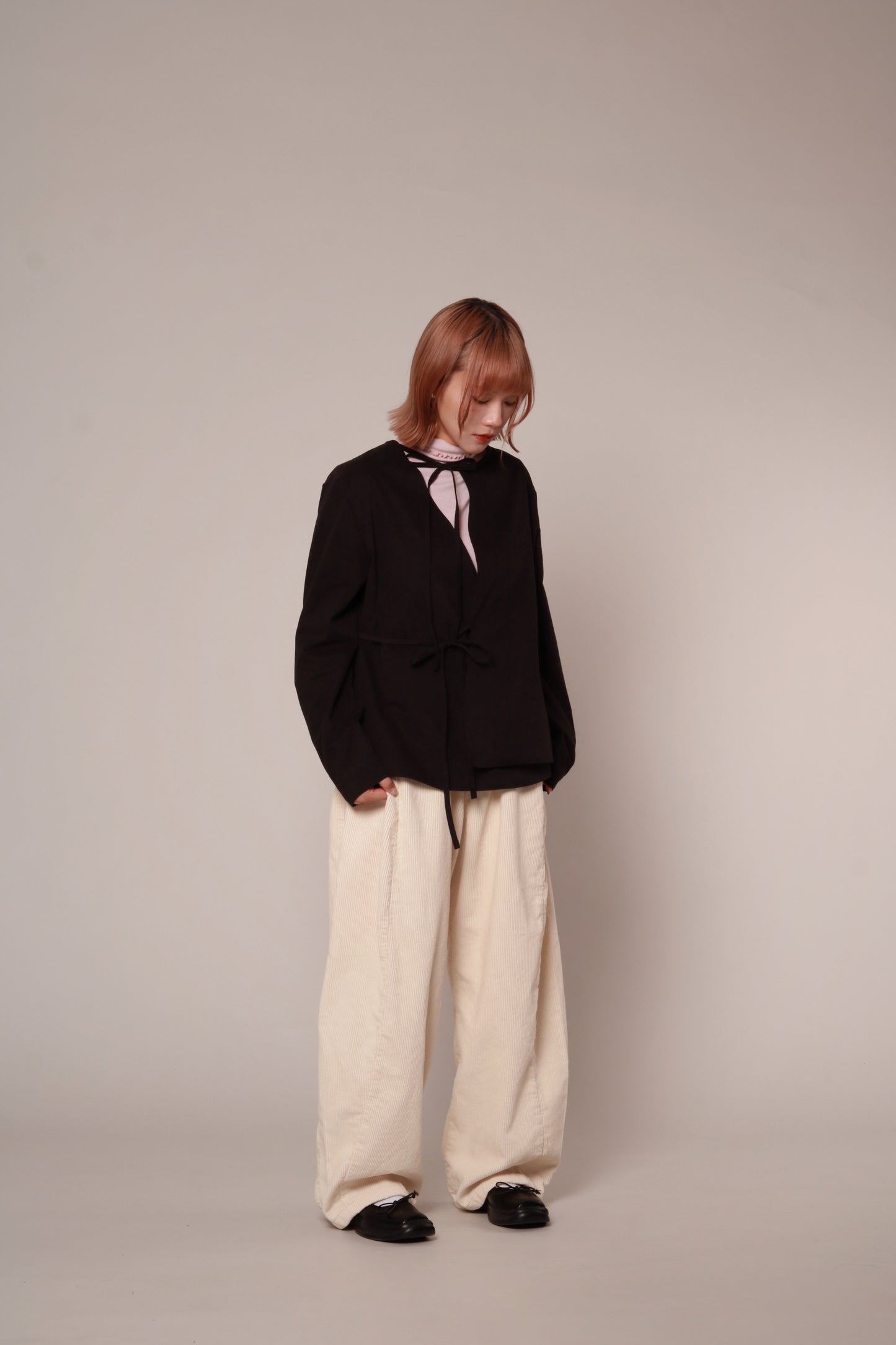 Ribbon Shirt (Black)