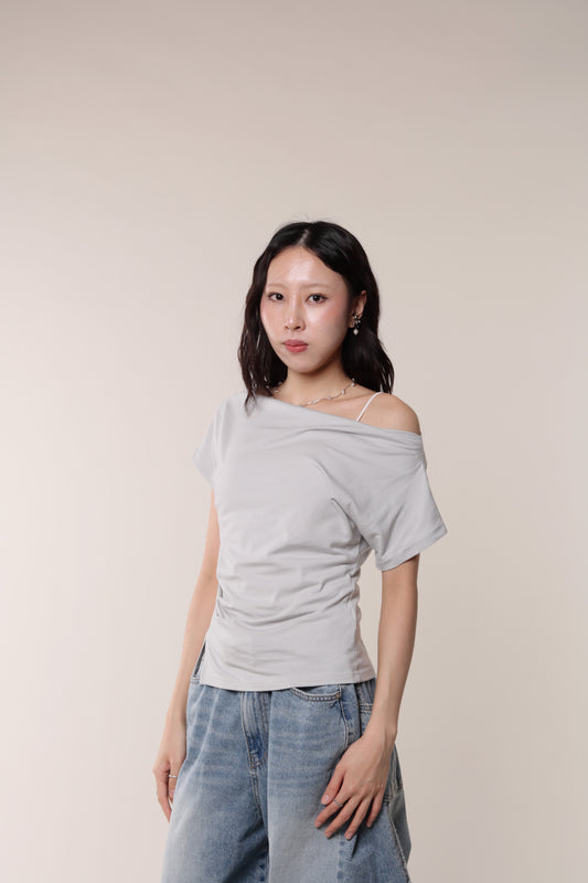 Moira Top (Grey Blue)