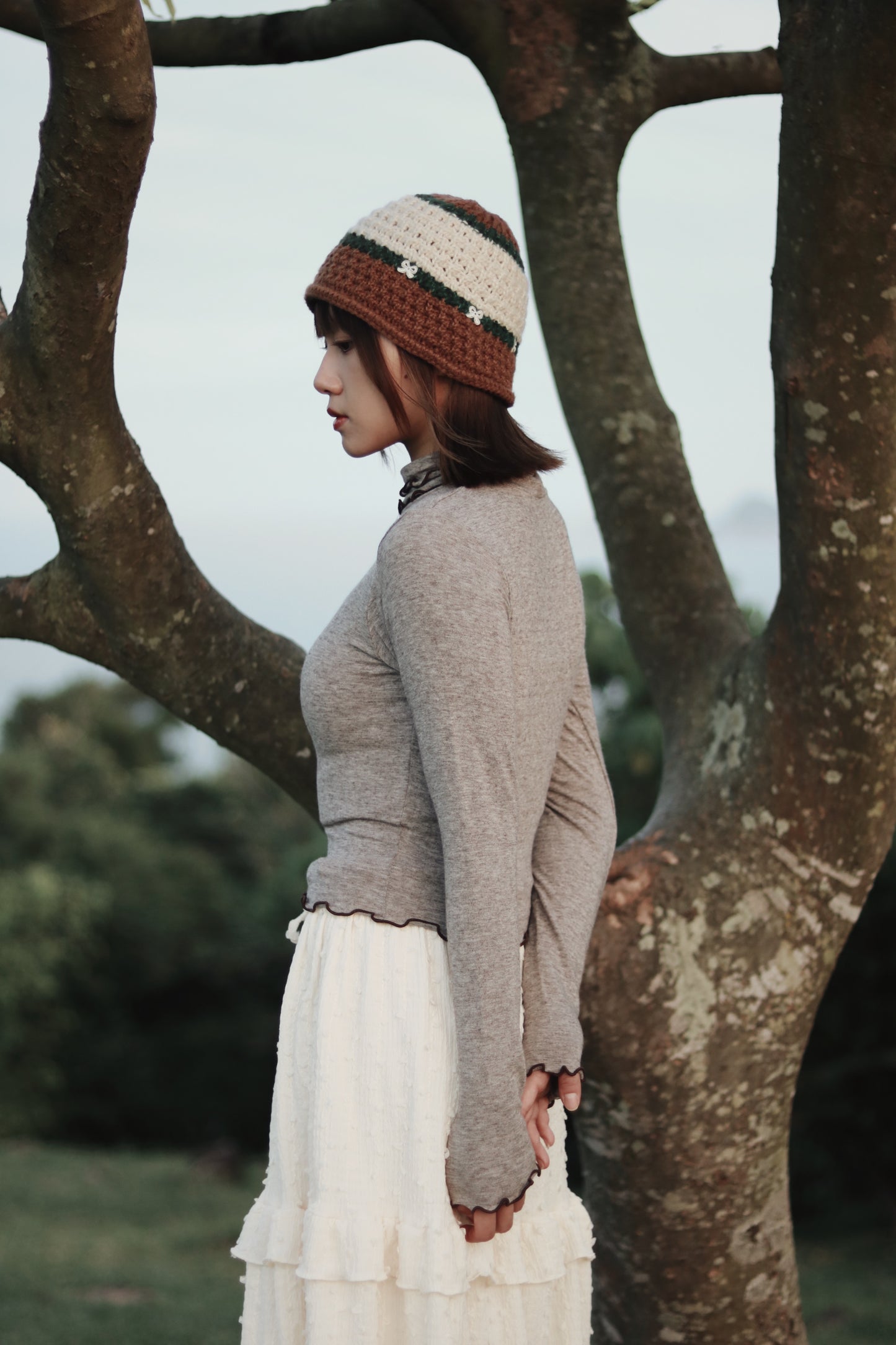 Double Fafa Top (Brown)