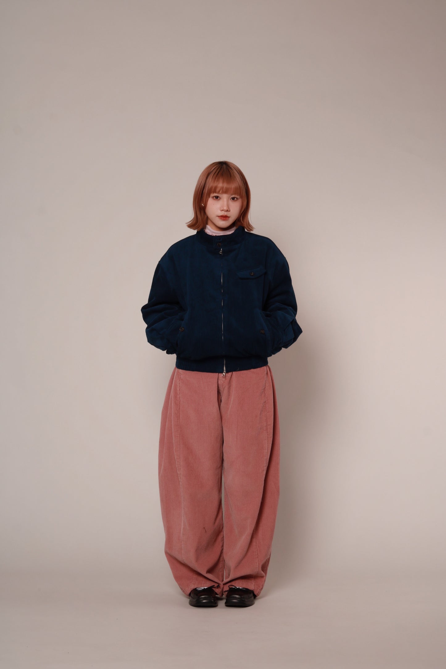 Unisex Corduroy Jacket (Navy)