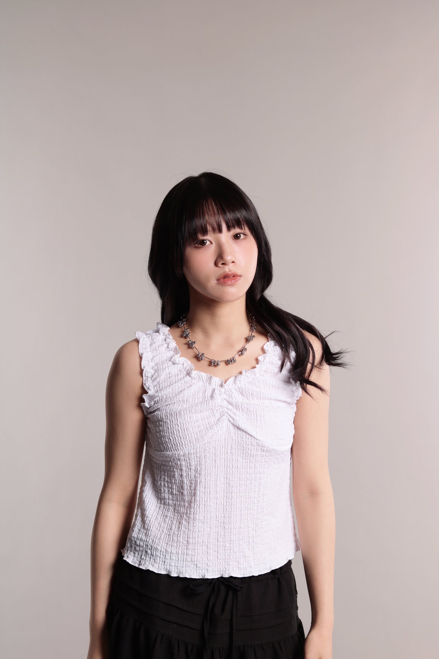 Gathered Top (White)