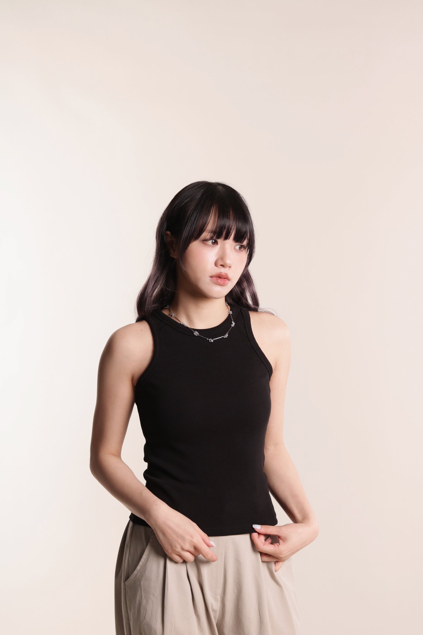 Slim Tank Top (Black)