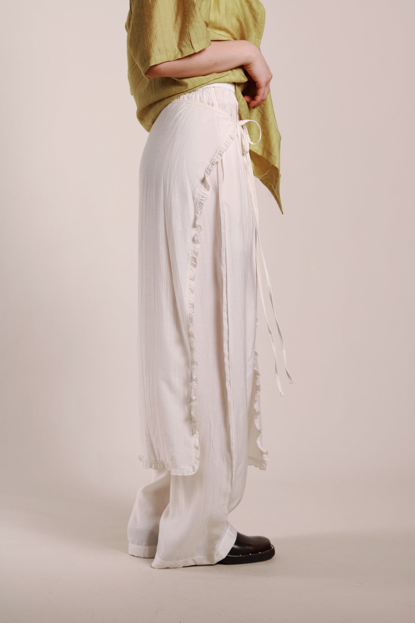 Wanda Layered Pants (Ivory)