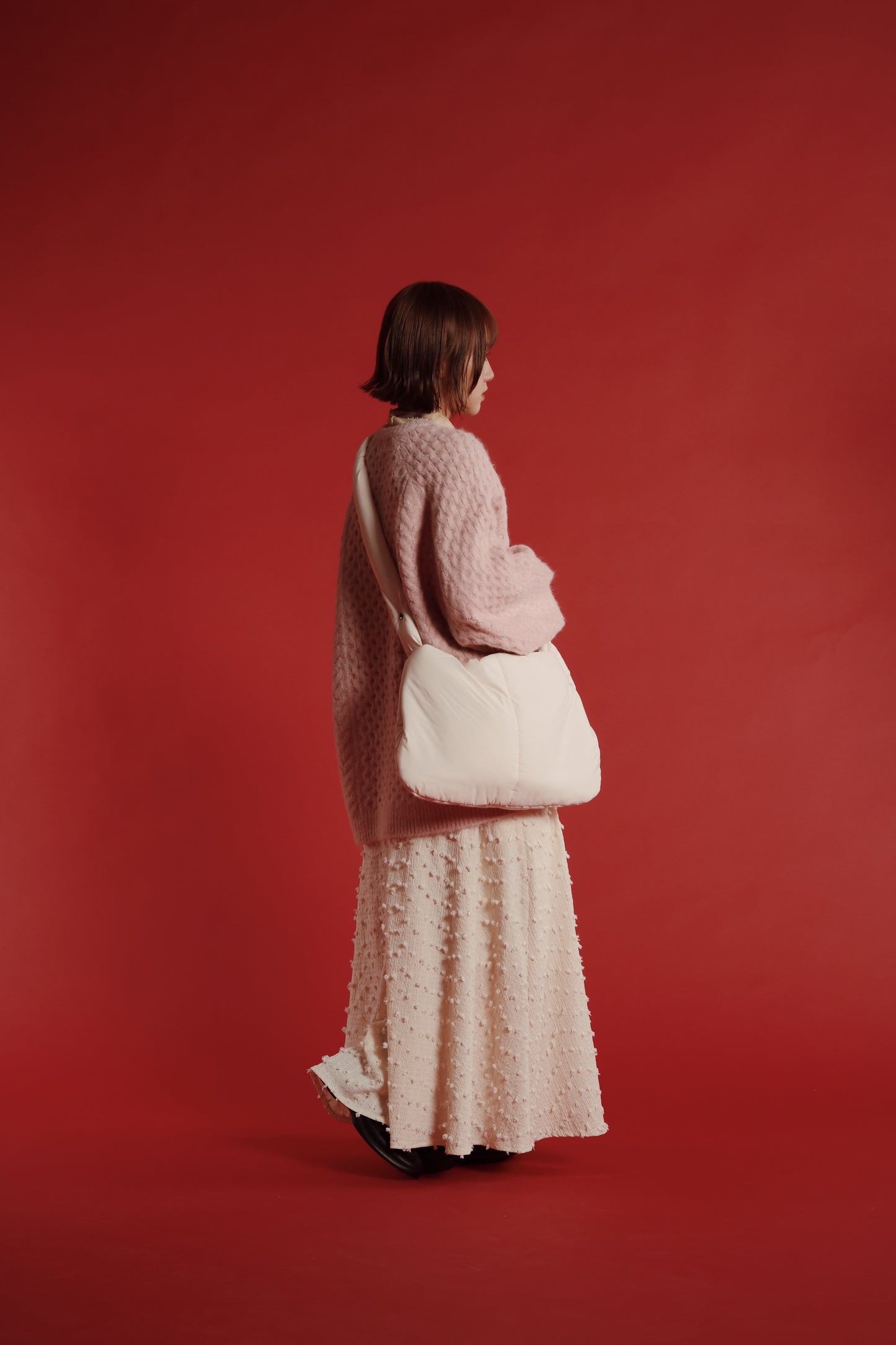 Doll Cloud Bag (Black/Brown/Ivory)