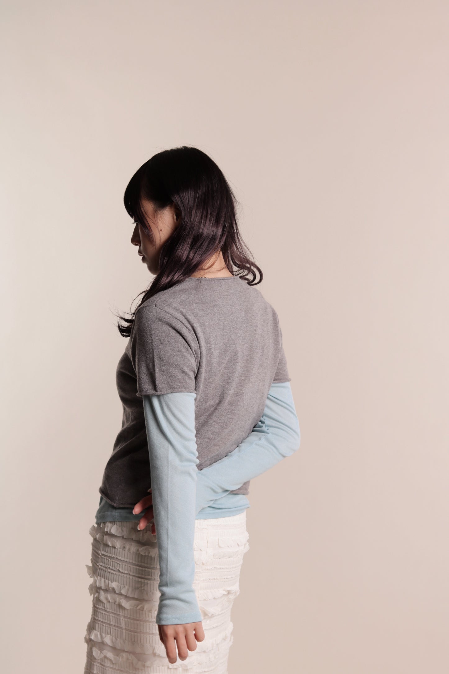 Mini Cardigan (Grey)