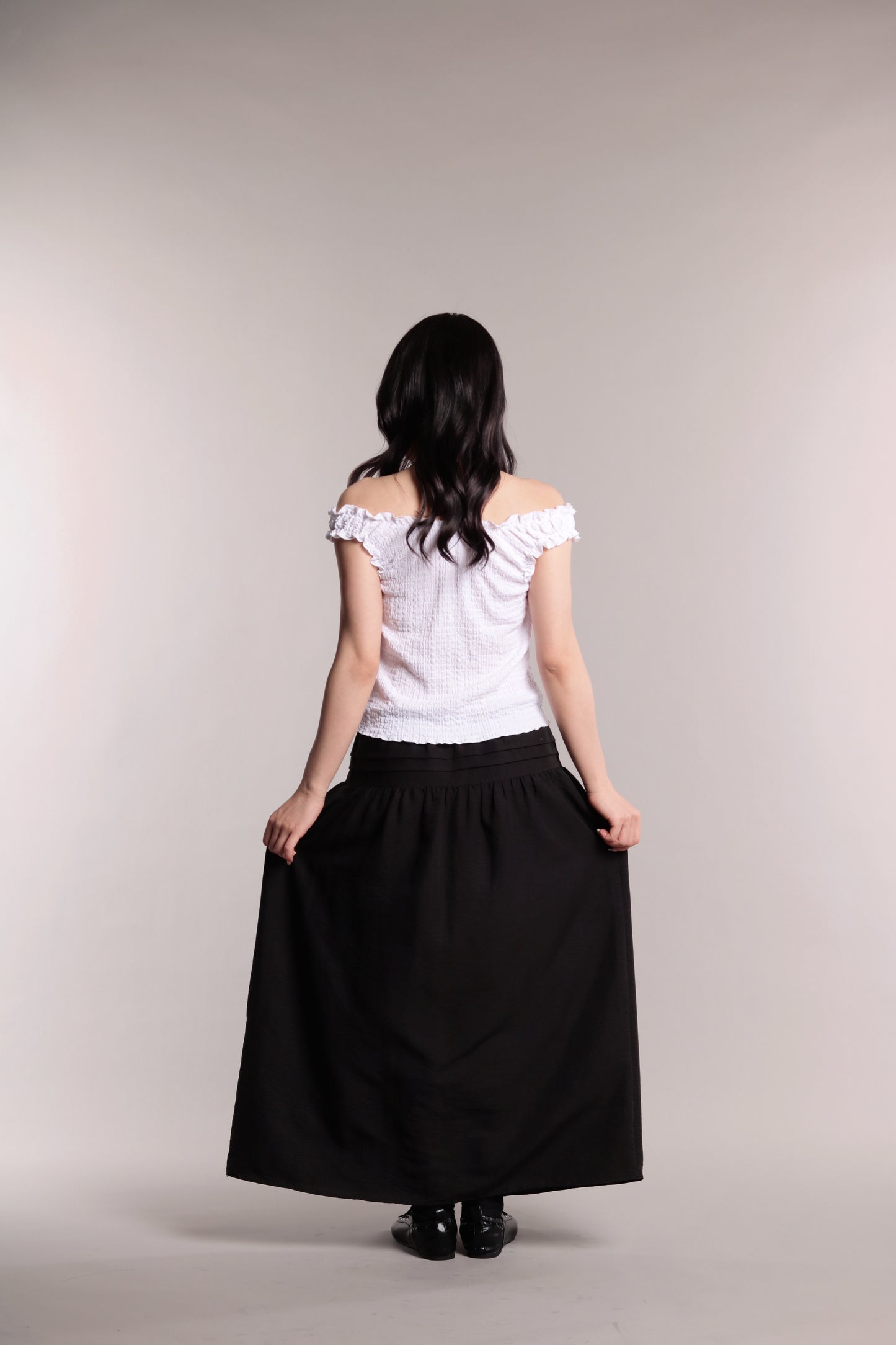 Gathered Top (White)