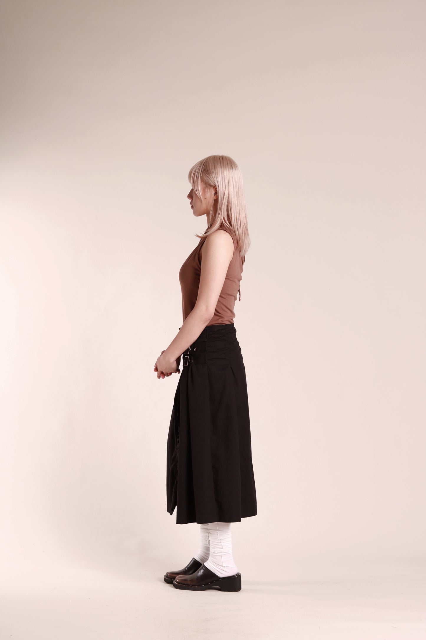 Doll Buckle Skirt (Black)