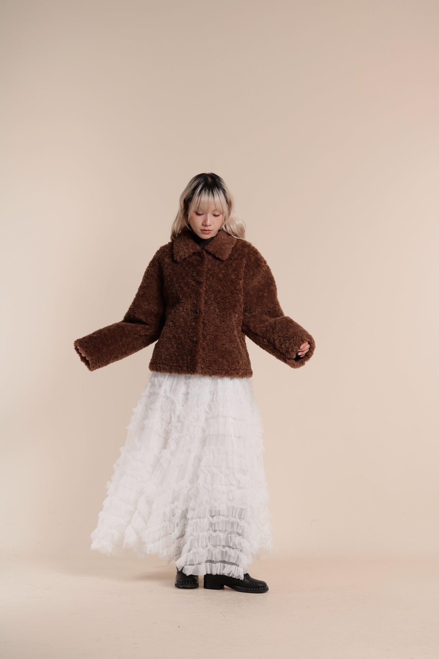 Teddy Bear Jacket (Brown)