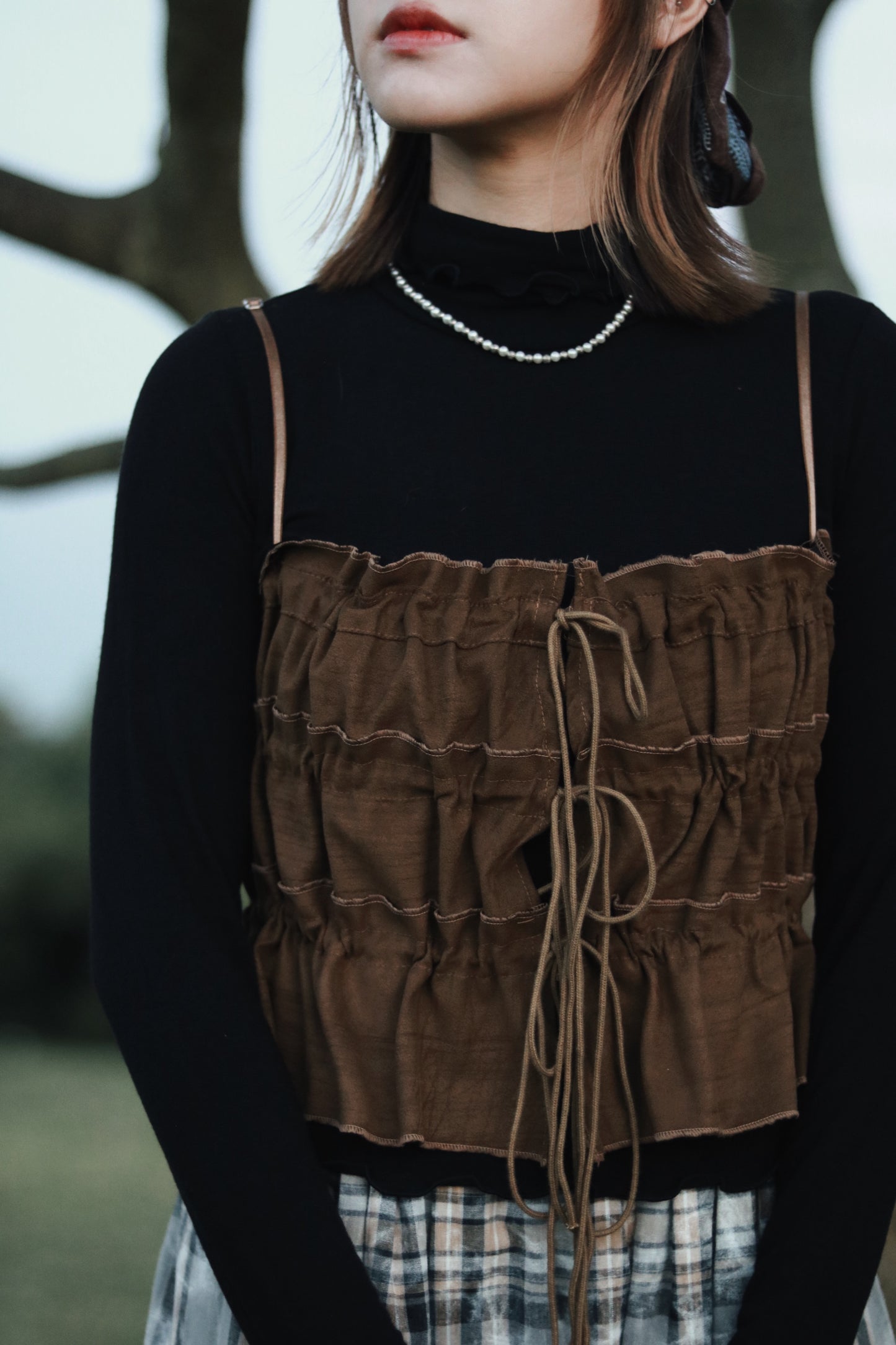 Double Fafa Top (Black)