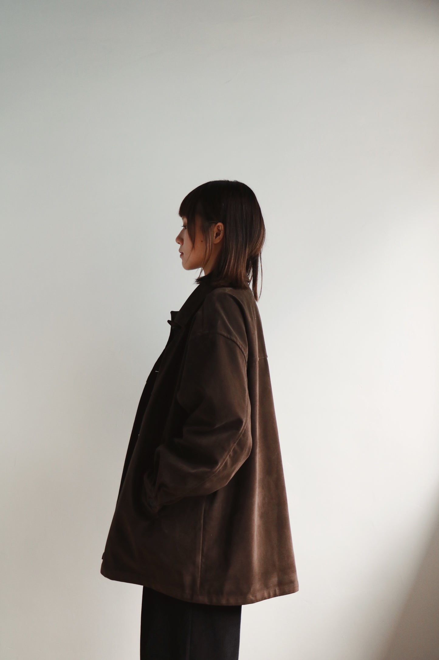 Suede Jacket (Brown)