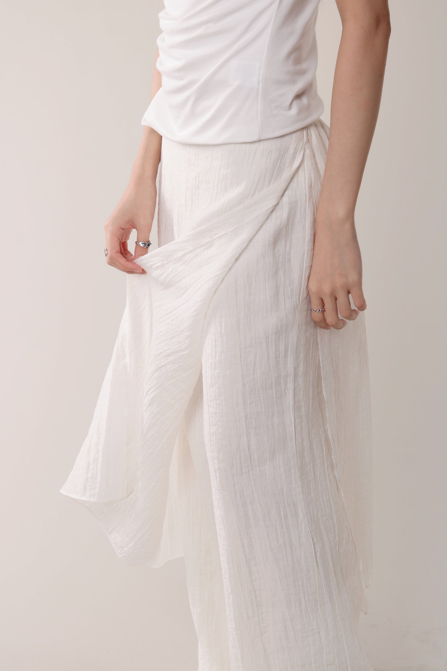 Layered Pants (Ivory)