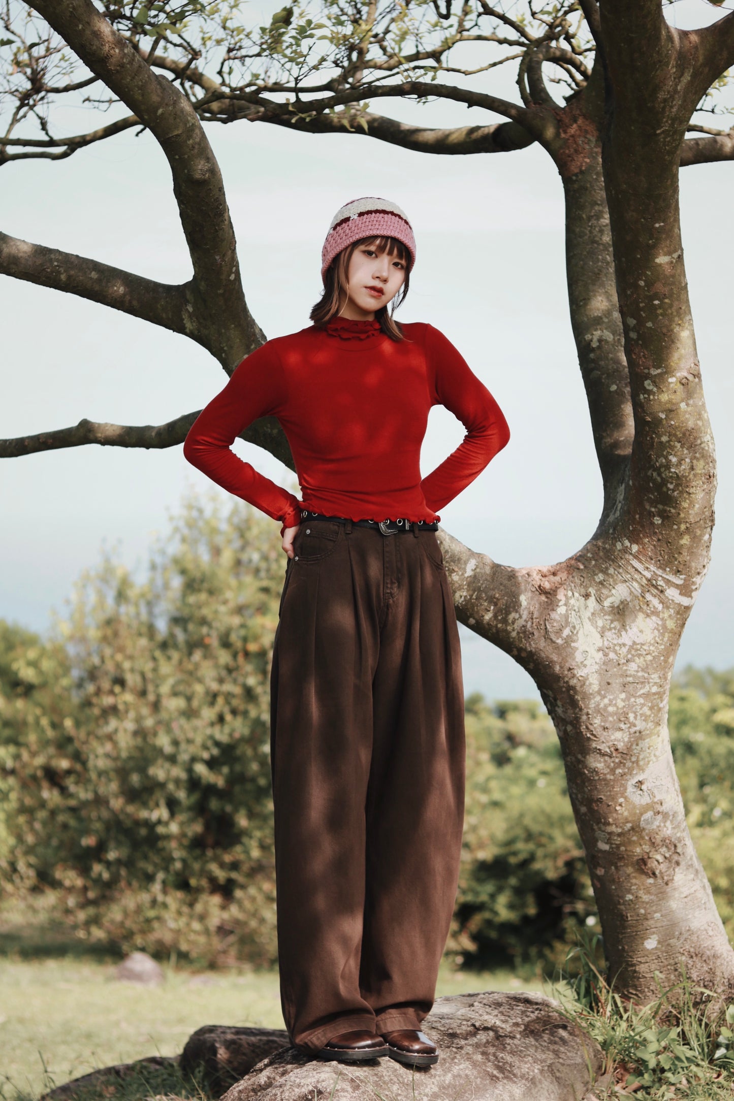 Double Fafa Top (Red)