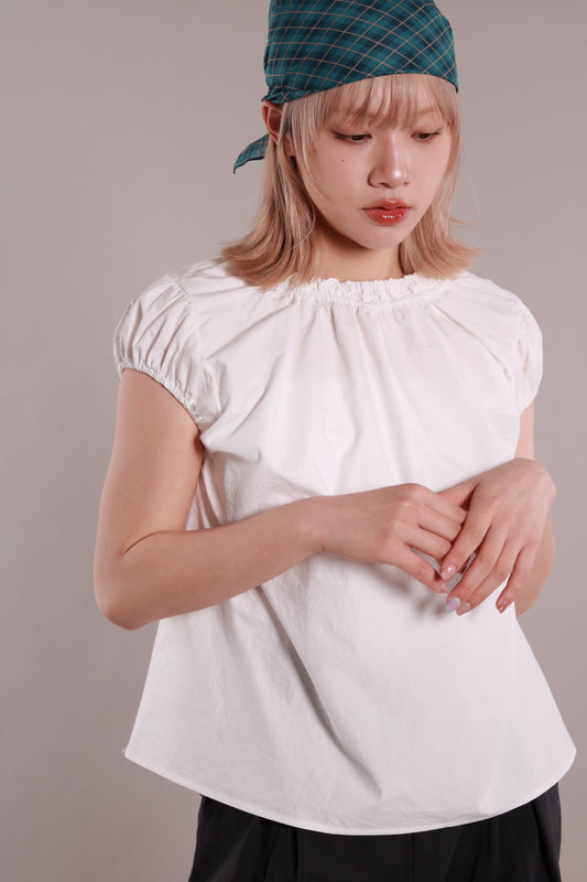 Puffie Blouse (White)