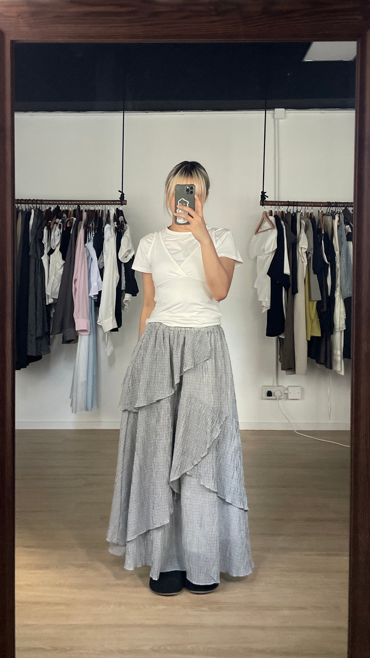 Layered Skirt (White)