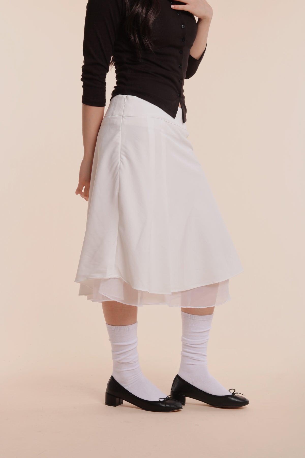 Edgy Skirt (White)