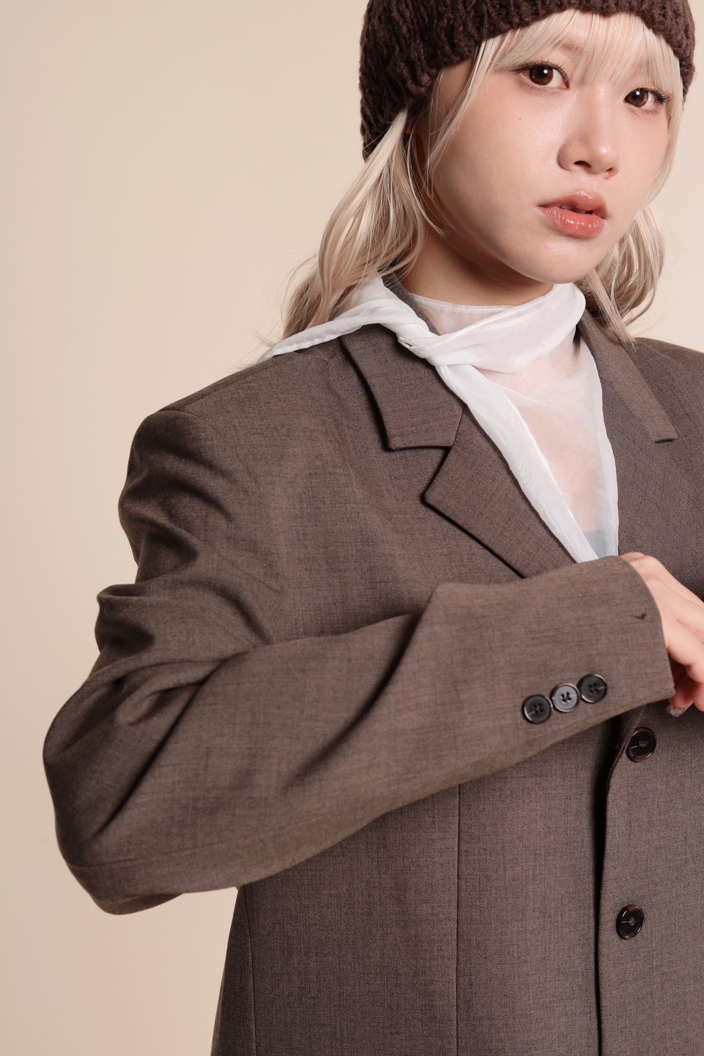 Doll See Through Blouse (White)