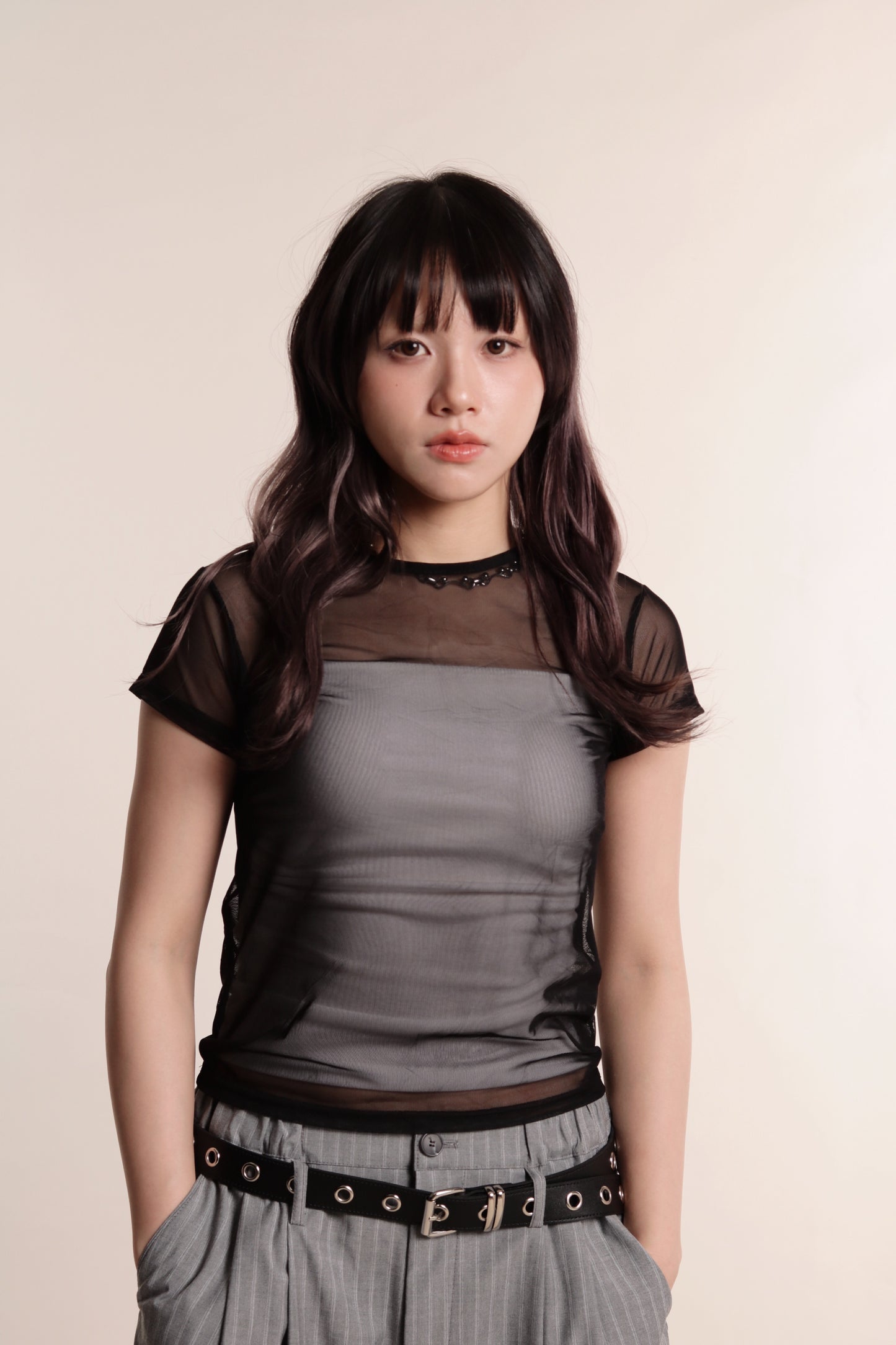 Summer See Through Tee (Black)