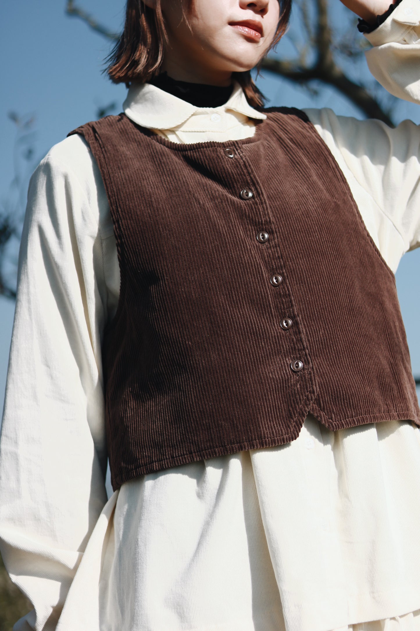 Worker Padded Vest (Brown)