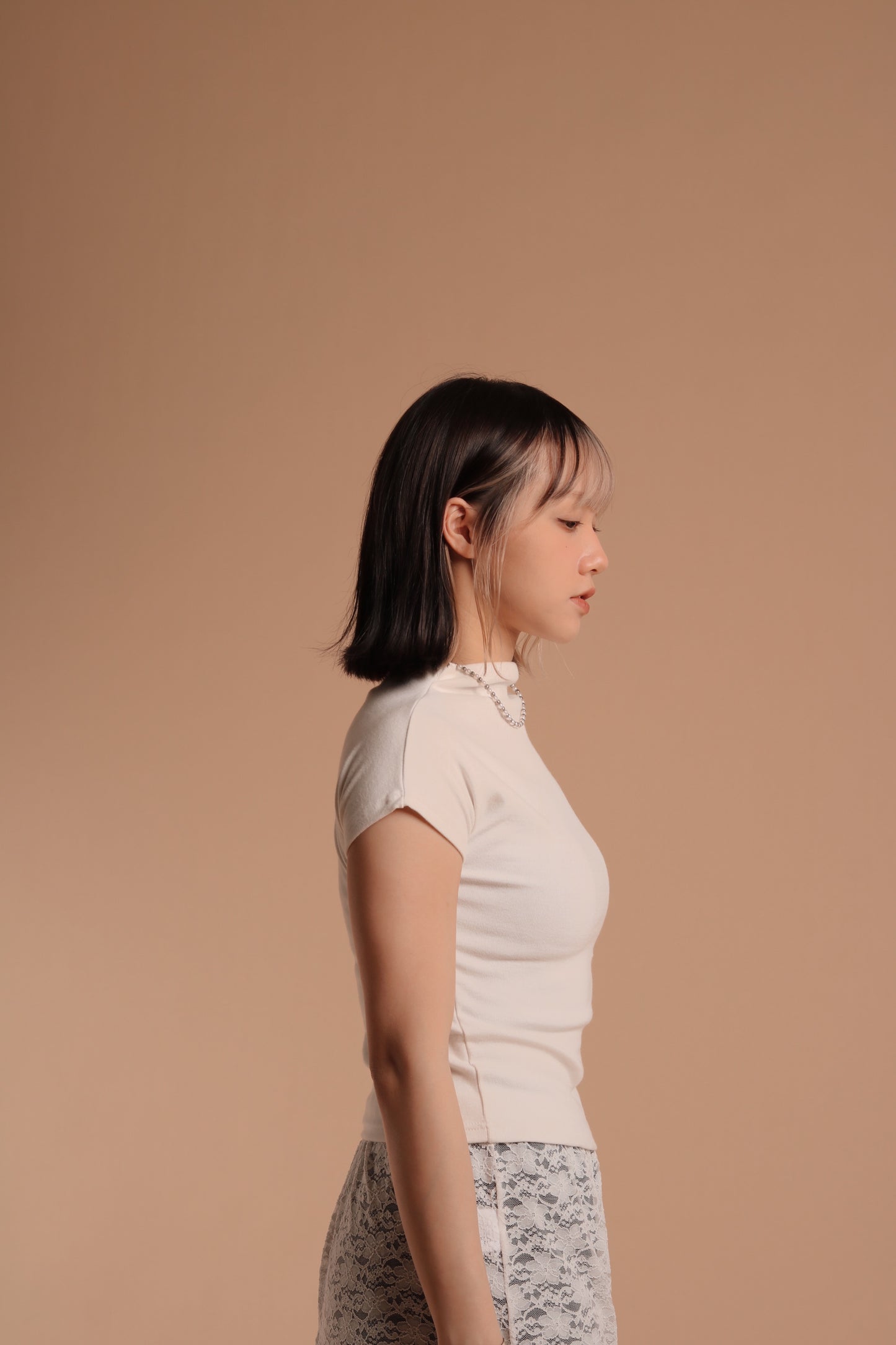 Cap Sleeve Tee (Ivory)