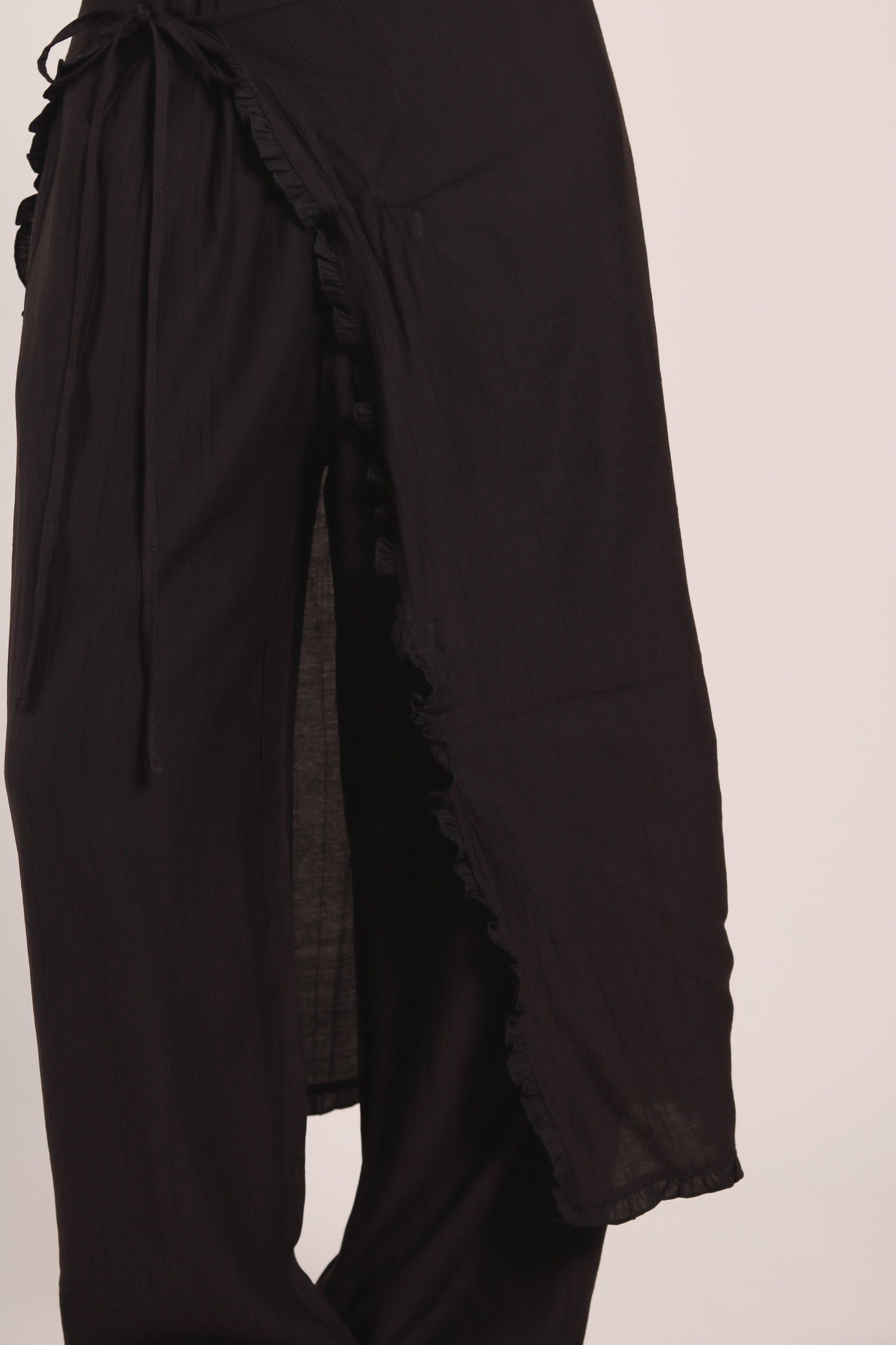 Wanda Layered Pants (Black)