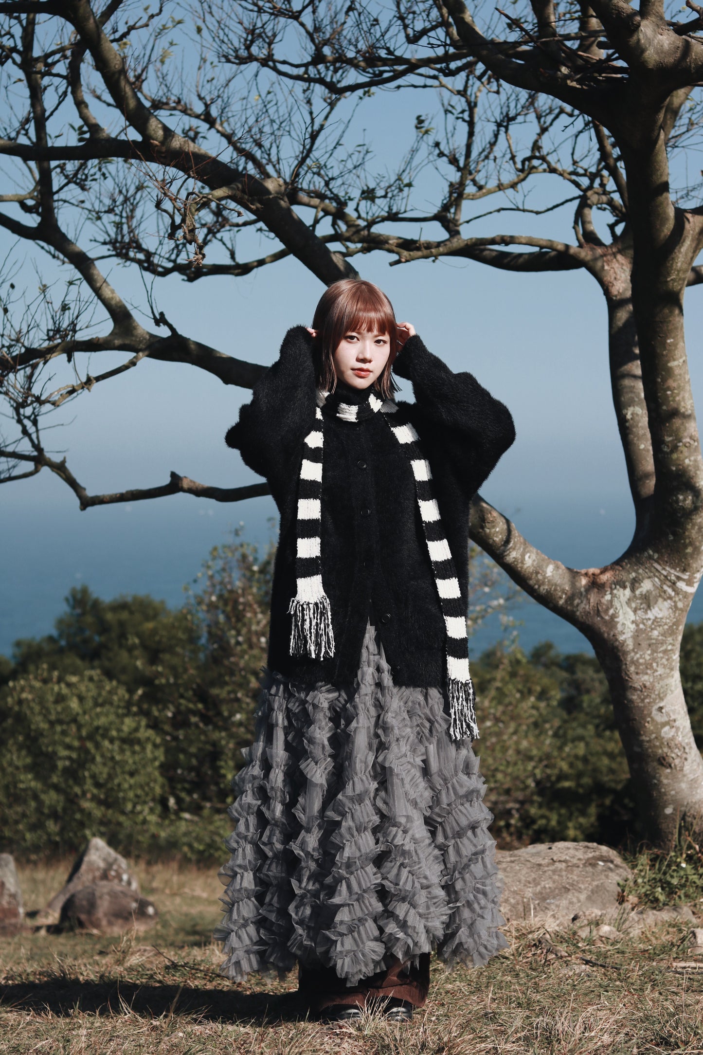 Doll Lace Skirt (Grey)