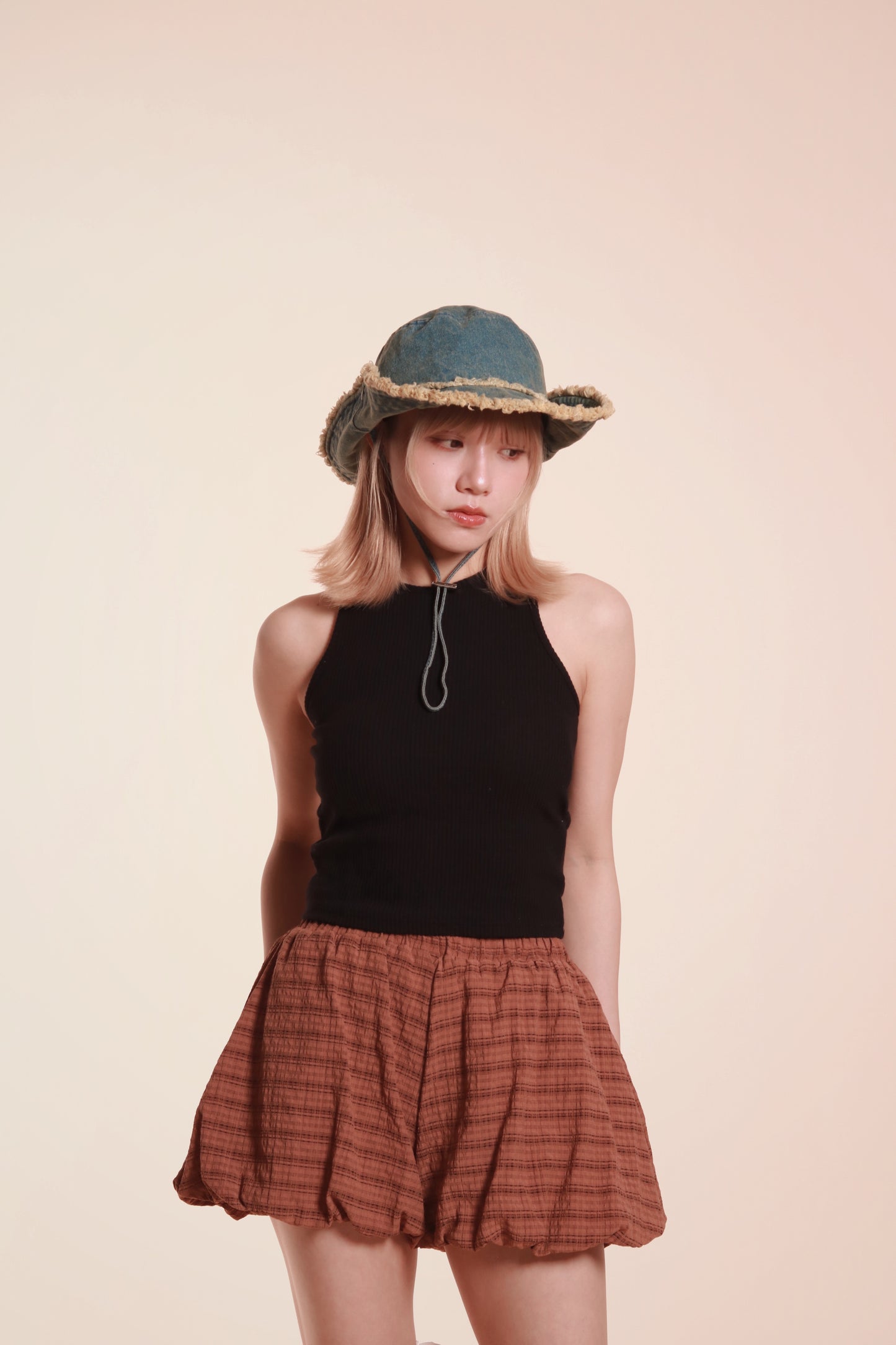 Padded Rib Tank (Black)