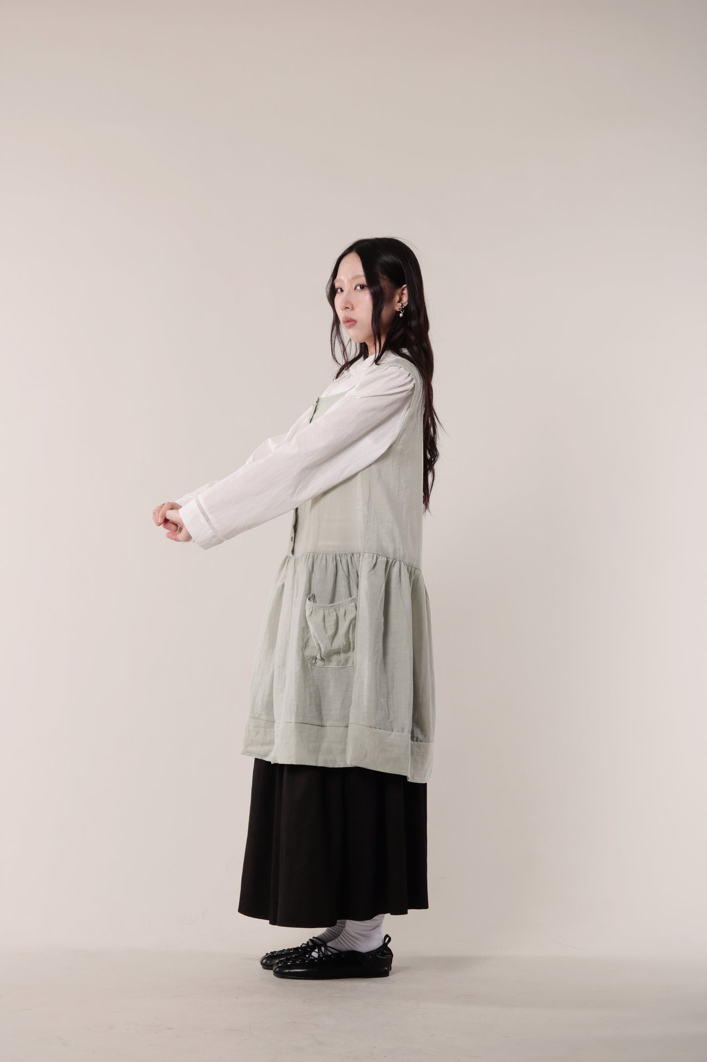 Pleated Skirt (Black)