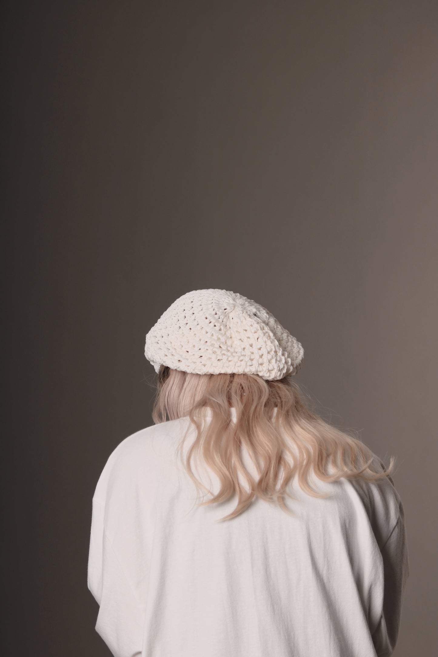 Daily Knit Beret (Black/Blue/Pink/Purple/White)