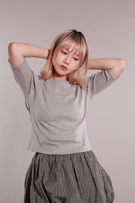 Breeze Bloom Tee (Grey)