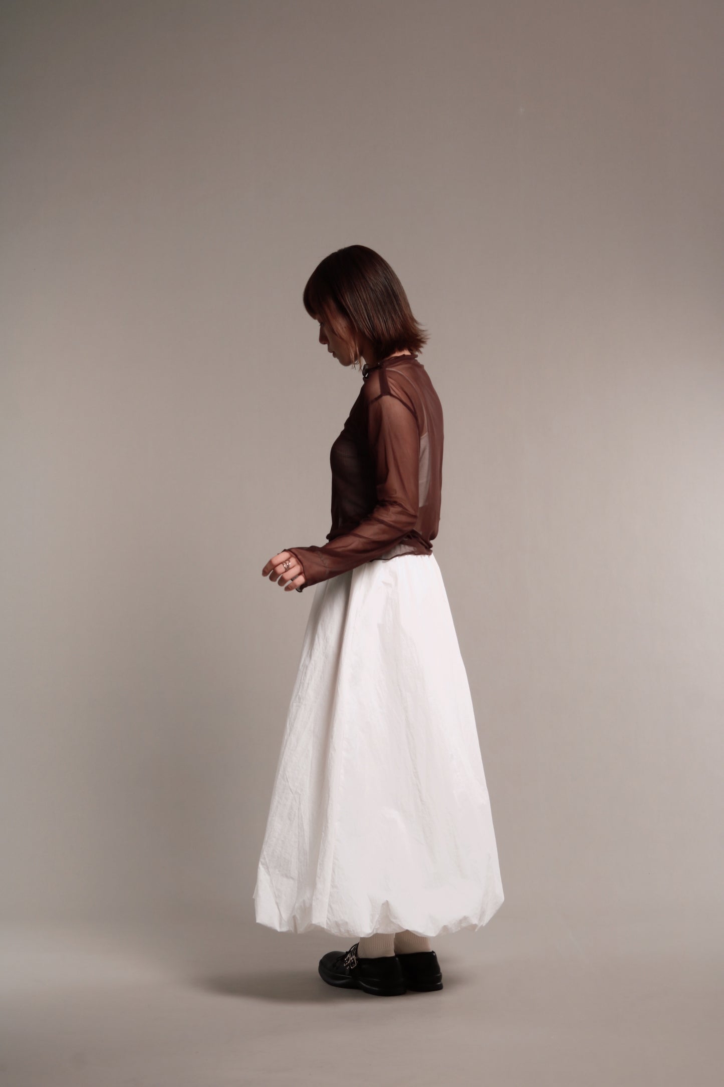 Bubble Skirt (White)