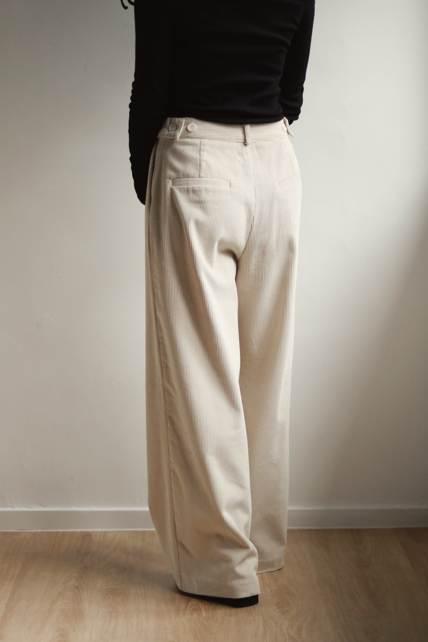 Corduroy Pants (Ivory)