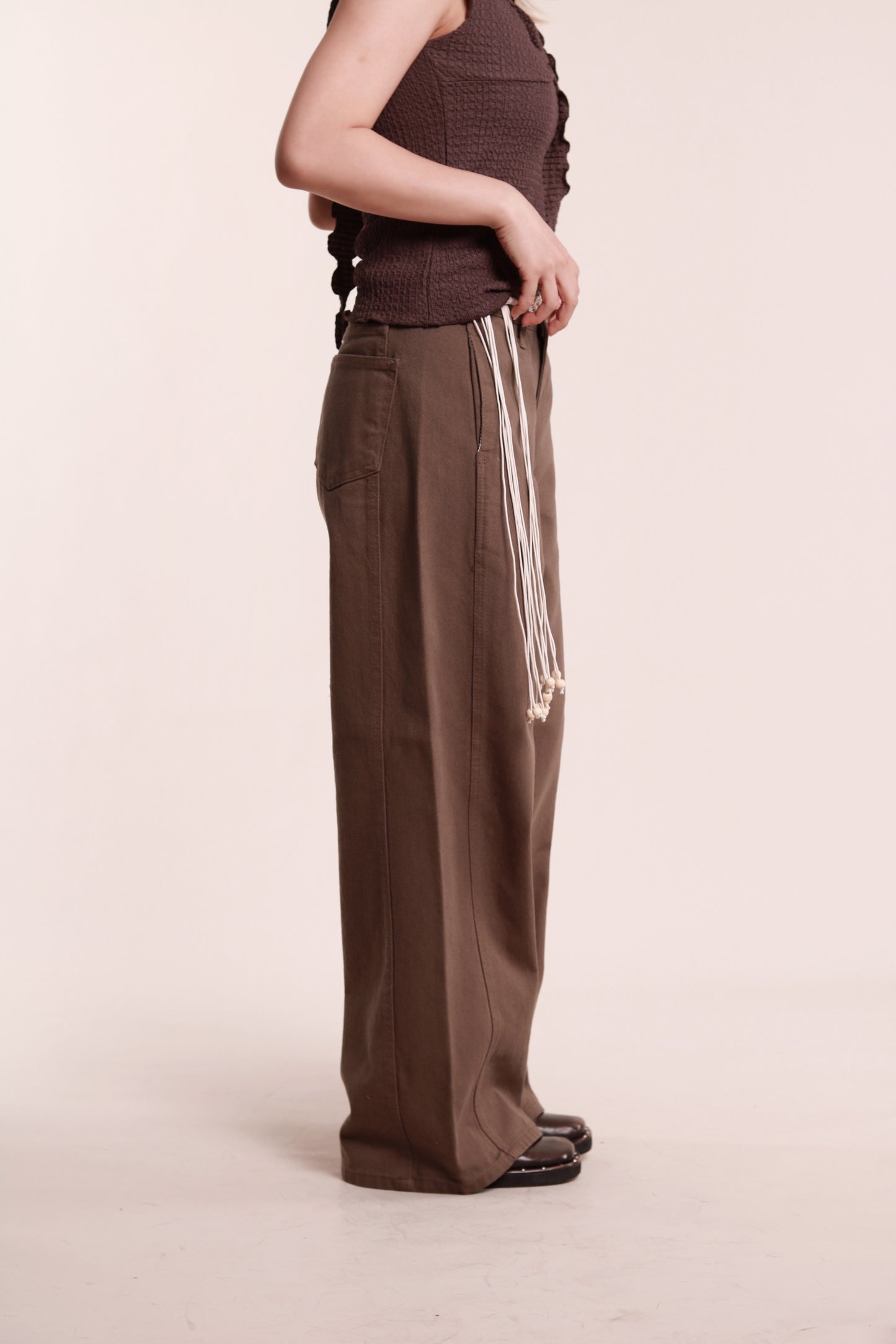 Boho Belt (Brown/Ivory)