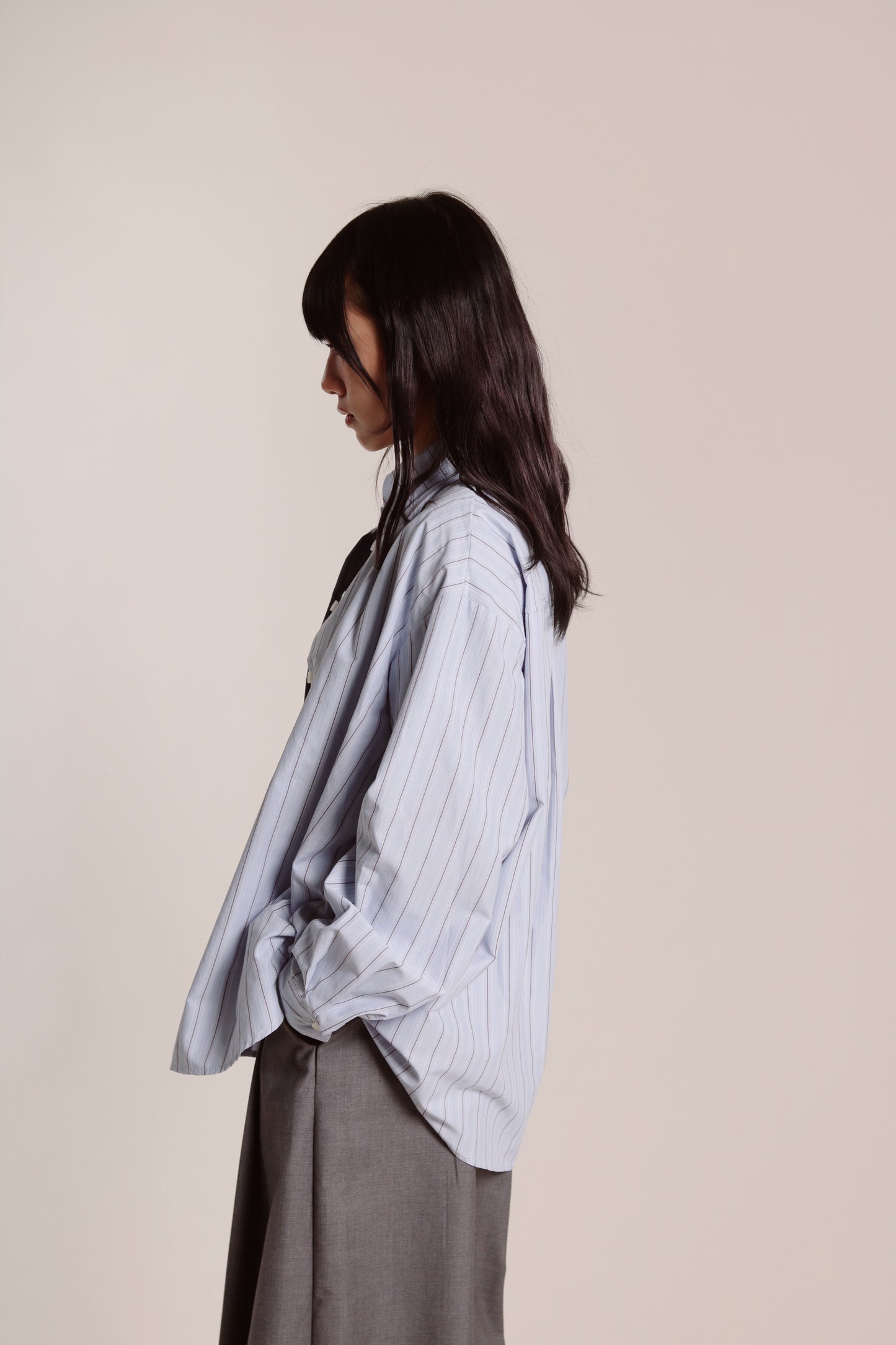 Spring Striped Shirt (Blue)