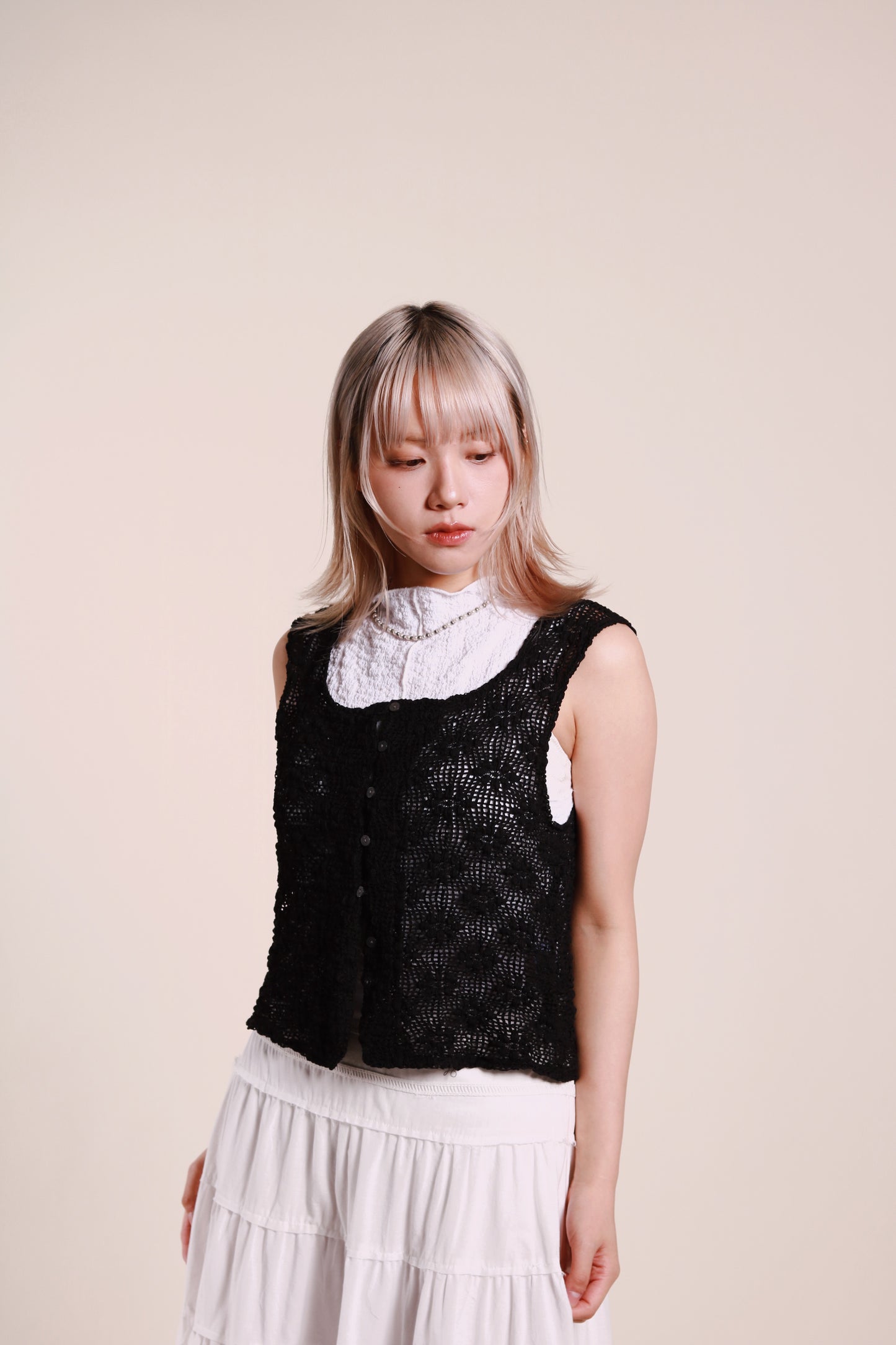 Woven Vest (Black)
