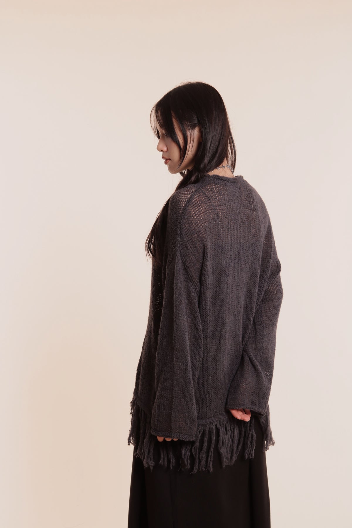 Soso Knit Top (Charcoal)