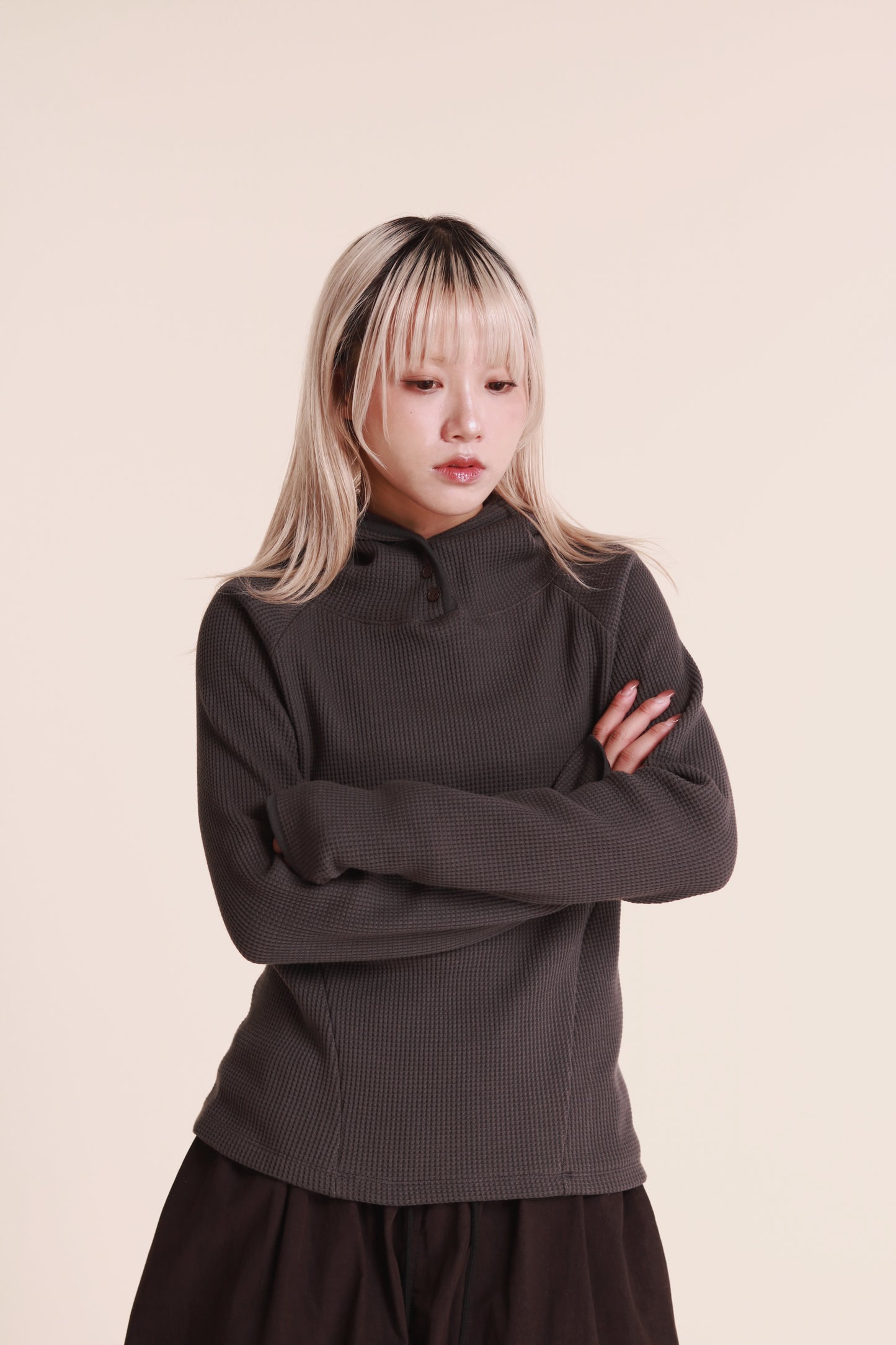 Waffle Boy Top (Charcoal)