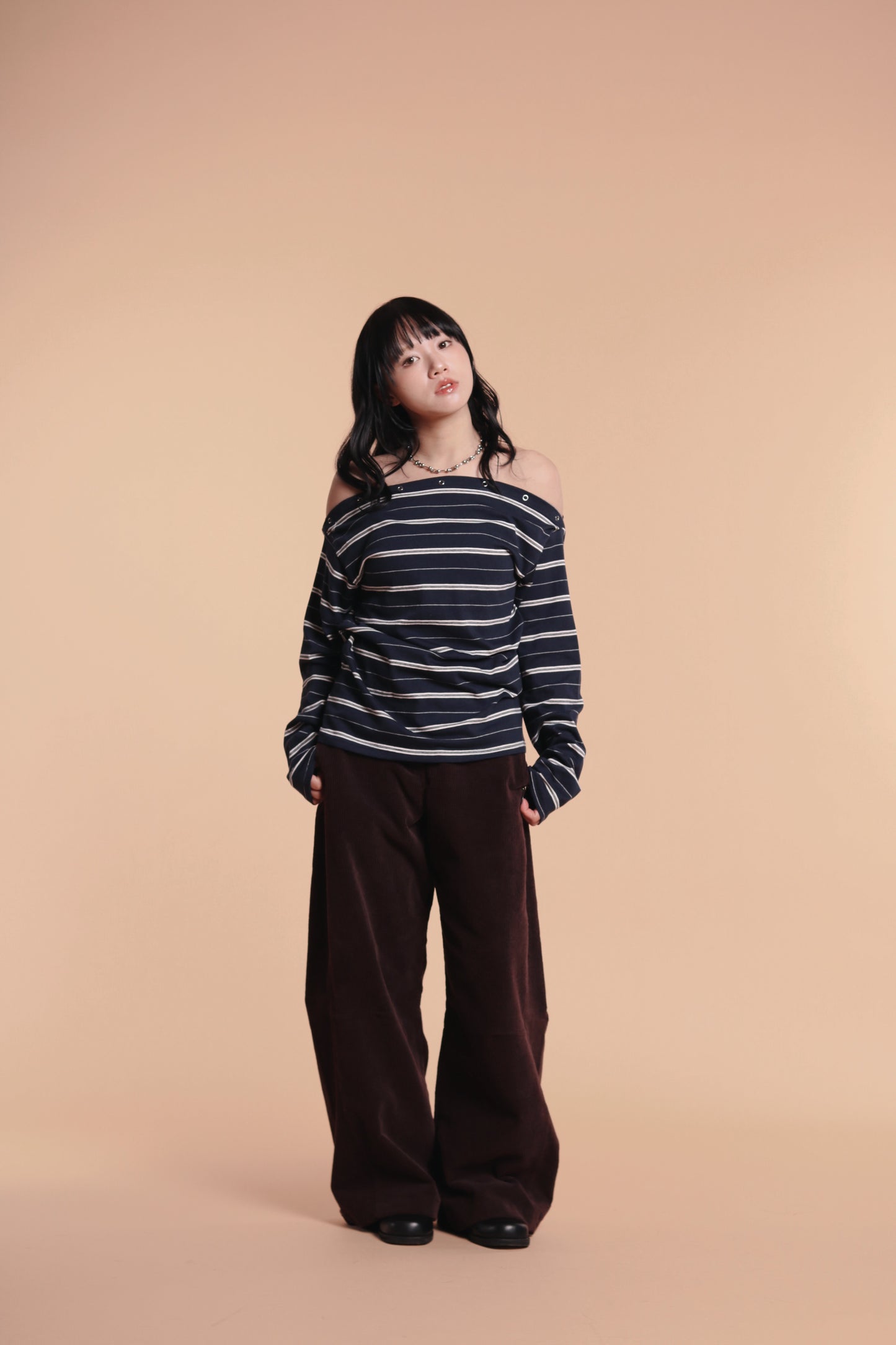 Marie Corduroy Pants (Brown)