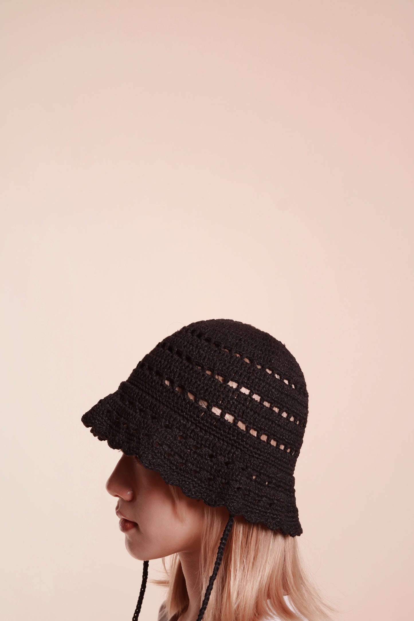 Mesh Bucket Hat (Black)
