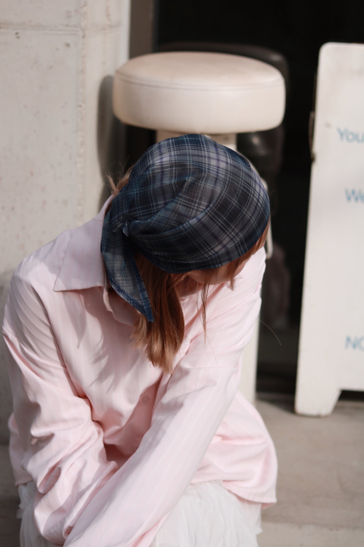 See Through Scarf (Blue)