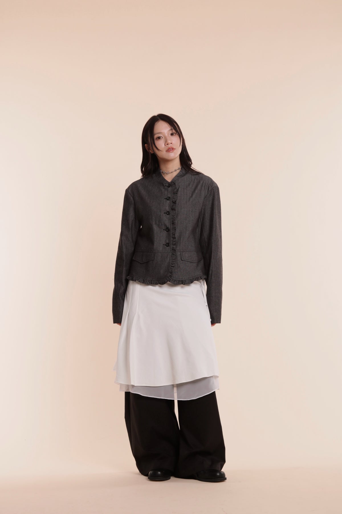Edgy Skirt (White)